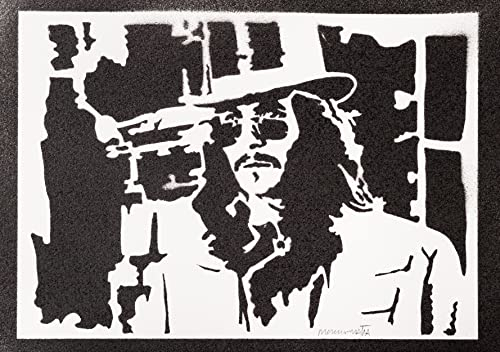 moreno-mata Echtes Handgemachtes Graffiti Dracula Horror Filme Aesthetic Poster & Kunstdrucke Bilder Gary Oldman Plakat Handmade Deko Wandbilder Wohnzimmer Wanddeko Geschenke für Männer und Frauen