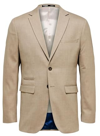 SELECTED HOMME Male Blazer Gewebter Wollgemisch | Blazer