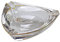 WANWEN Cendrier pour la Maison Cendrier à Cigarettes Cendrier en Verre Transparent Cendrier en Verre Triangle extérieur 6.9 * 2 dans Le Porte-Cendres Little Surprise