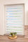 K-home Doppelrollo verspannt, Polyester, Weiß, 50 x 200 cm