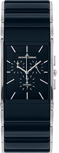 JACQUES LEMANS Herren-Uhren Analog Quarz One Size Silber 32023318
