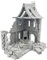 QP3D - Battle Ruined Medieval Building - Fantasy House Terrain Scenery for Tabletop & RPG 28-32mm Miniatures Wargame Props DnD D&D, 3D Printed and Paintable