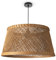 Paco Home Plafonnier Bambou Boho Salon Lampe En Osier Suspendue Nature Vintage E27 Rétro Bar, Type de lampe:Lampe à suspension - Type 3, Couleur/Taille:Beige (Ø42 cm)