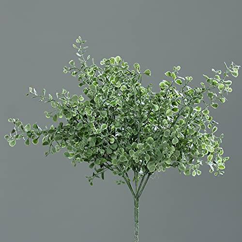 Seidenblumen Roß Buchsbusch 32cm grau-grün DP Kunstpflanzen künstlicher Busch Pflanzen Buchsbaum Buchs Bux
