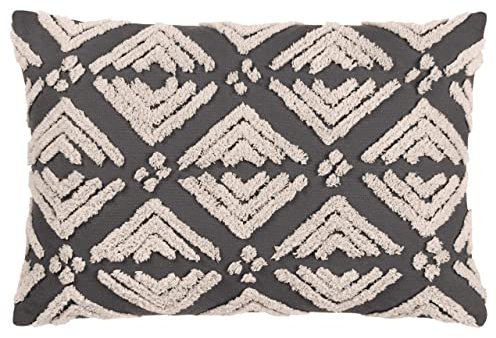 furn. Yard Taya Rectangular Cushion Cover, Grey, 40 x 60cm