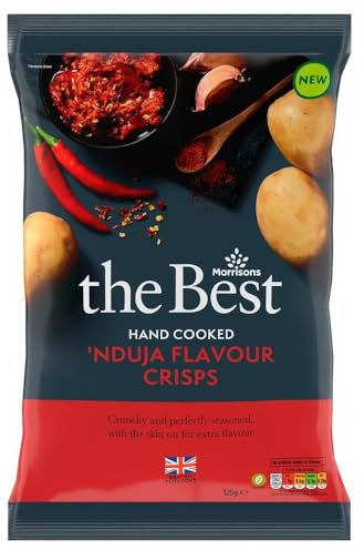 Morrisons The Best Spicy Ndjua Crisps, 125g