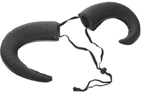 PACKOVE 2st Halloween-schafshorn Ohr Stirnband Hörner Kopfschmuck Teufelshörner Teufel Dämonen Hörner Ochsenhörner Stirnband Ziegenhörner Make-up-stirnbänder Einstellbar Kleidung