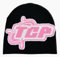 THE CANDY PLUG Y2K Beanie Damen & Herren - schwarz/pink