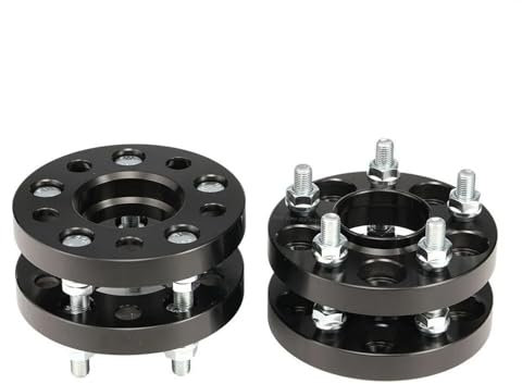 Spurverbreiterung 4Pcs Für Ford Für Mondeo Für Focus MK2 MK3 Für RS Für ST 20mm Bolt-On Spurverbreiterungen 5x10 8 63,4 Rad Spacer Distanzscheiben Distanzscheiben Auto