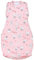 TupTam Baby Pucksack OEKO- TEX zertifizierte Materialien Swaddle Bag Wattiert Babyschlafsack 2.5 TOG unisex, Farbe: Wattiert 2.5 TOG/Bärchen Hug Me Rosa, Größe: 0-3 Monate