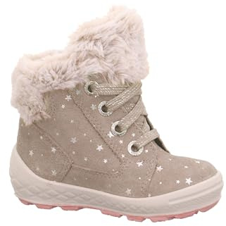 Superfit Mädchen GROOVY warm gefütterte Gore-Tex Stiefel, BEIGE 4000