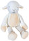 Mababu Kuscheltier Lamm Lenny | Plüschtier aus Bio-Baumwolle | Stofftier für Kinder & Babys | Kuscheltiere Mädchen & Jungen | Nachhaltig, Flauschig, Hypoallergen, Maschinenwaschbar | 16cm, OCS Blended
