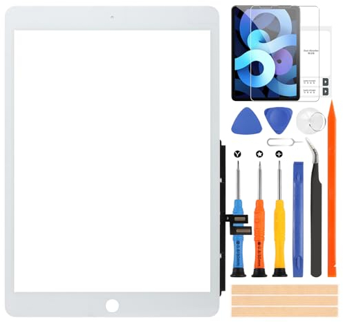 ARSSLY For iPad 7th 8th Digitizer For iPad 2019 2020 10.2 Touchscreen For iPad 7th 8th Generation A2197 A2198 A2200 A2270 A2428 A2429 A2430 Panel Kit with Repair Parts, No Home Button