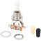 Banworks Metric 3-Wege-Kippschalter Tonabnehmer-Wahlschalter für Epiphone EPI LP Les Paul Style Gitarre JT/DWQ-01, Chrom mit weißer Spitze