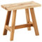 IDIMEX Hocker RANGUN Teak Natur Massivholz Sitzhocker Flurhocker Dekohocker