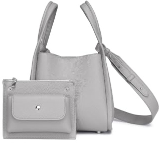 YONBEN Handtasche Damen Klein Umhängetasche Shopper | Weiche Leder-Optik mit Reißverschluss und verstellbarem Schulterriemen – kompakt für Alltag, Büro und Ausgehen.