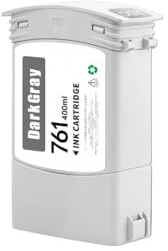 CbErFVK Kompatibel mit Tintenpatrone DesignJet T7100 T7200 Drucker Pigment lebendige Farbe mit Chipersatz 761(761-DGY)