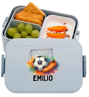 Bärenfreunde MEPAL Müslibecher to go Edelstahl mit Namen, Joghurtbecher | Isolierter Thermo Behälter zum Beschriften für Kinder oder Erwachsene, personalisierter Müsli Becher inklusive Löffel