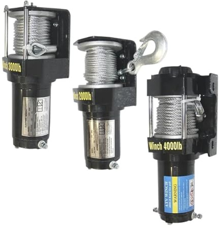 Winde Auto Tuning Elektrische 2000/3000/4000/4500/6000/9500/12000lb 24v Griff/drahtlose Draht Seil Atv Winden for Beach Bugg(4000lb wireless)