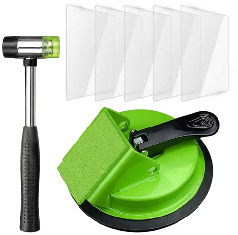 Laminate flooring laying tool, floor gap repair kit with suction cup, universal joint tool for smooth laminate, vinyl and wood flooring