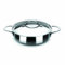 IBILI - Sauteuse avec couvercle Noah, 24 cm, Acier inoxydable 18/10, Compatible avec l’induction