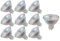Trango 10er Set MR16-NT3 LED Leuchtmittel mit MR16 Fassung zum Austausch von herkömmlichen Halogen Leuchtmittel MR16 I GU5.3 I G4 I 12 Volt 3000K warmweiß Glühlampe, LED Reflektor Lampe32,99