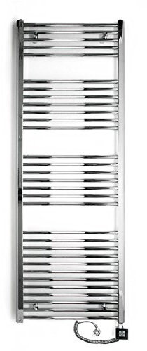 Radiateur sèche-Serviette électrique 1000 W - 1775 H x 600 L - Chromé