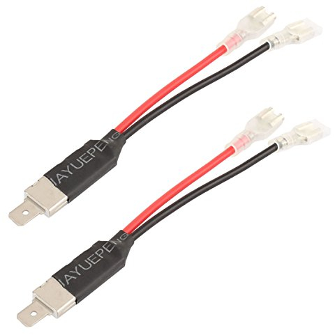TOMALL H1 LED-Scheinwerfer-Ersatz-Stecker-einzelne Dioden-Konverter-Verdrahtungs-Verbindungslinien Kabel