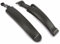 Dunlop Schutzbleche Mountainbike - 24/ 26 - Verstellbar - mit Montagezubehör - Schwarz