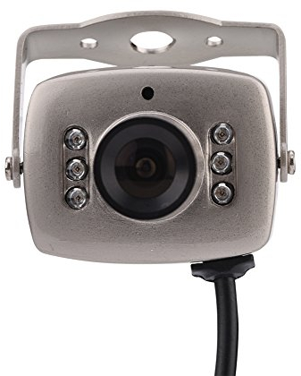 VBESTLIFE Überwachungskamera, 6 LED verdrahtete CMOS CCTV Überwachungskamera Nachtsicht Digital Videokamera PAL/NTSC System Innensicherheits Überwachungs Kamerarecorder für