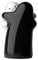 Belle Being Couple Salt and Pepper Shakers Black White Modern Vintage Design - Easy to Fill and Dispense - Perfect for