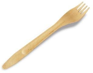 2500 fourchettes 16,5 cm en Bois Naturel 100% biodégradables