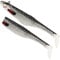 Westin Magic Minnow Jig 12cm 22g - 1 Jigkopf + 2 Gummifische, Farbe:Robo Cod