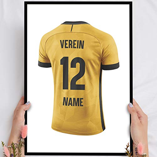 Elbeffekt Holzbild Dresden - personalisierbar zum Hinstellen/Aufhängen optional beleuchtet, Fan Geschenk mit Spruch auf Holz - Aufsteller Dekoration - persönliches Geschenk
