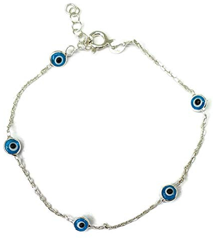 MYSTIC JEWELS by Dalia - Armband aus Silber, 19 cm, zum Verschenken hellblau