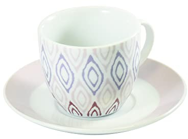 RABAT ROSA SERVIZIO CAFFE' 6 PEZZI C/P