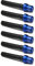 JFG RACING 6 Stück Motorrad Tankdeckel Entlüftung,Motorrad Gas Kraftstofffilter Benzintankdeckel Ventil Entlüftungsentlüftungsschlauch Schlauch Für Pit Dirt Bike ATV Off Road-Blau