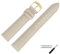 MARBURGER Uhrenarmband 18mm Leder Grau Gold Mit Naht - Montage Set 7771815000220