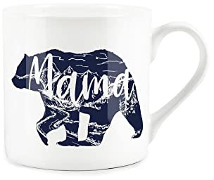 Purely Home Mama Bear - Fine Bone China Mug White Coffee/Tea Present Gift for Mums