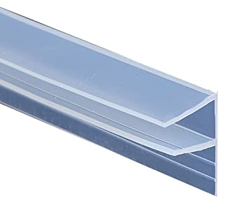 Tira de cristal de repuesto para mampara de ducha de 6 a 12 mm, goma suave de 2 m para puerta curva y vertical (F-10 mm)