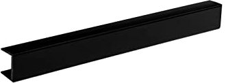 Korner Sockelblende Verbinder Schwarz Hochglanz 150mm | Sockellesite | Sockelprofil | Küchensockel | Eckverbindung | Endstück | Zubehör