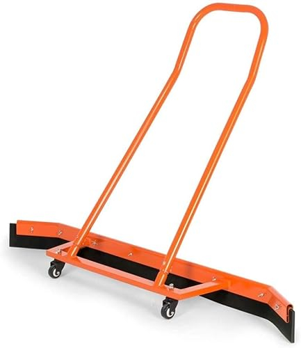 Squeegee Grande Raclette Sol Professional Outdoor 100CM Large Industrial Squeegee Blade At Large 140 Cm Black Foam Rubber Handle With Push-Pull Scraper At Water Tough And Durable Floor CleaningCleani