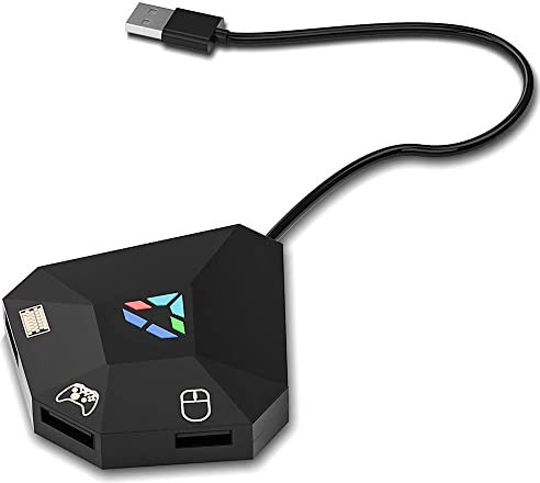 Adaptador convertidor de teclado, ratón y mando de juegos para PS4 PS3 Xbox One Xbox 360 Switch lite