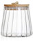 MIATTCLD Glasaufbewahrungs-Kaffeebehälter, Glas-Kaffeedose mit Deckel, 640 ml, Glasaufbewahrung für Kaffeebohnen, Tee, Nüsse, Süßigkeiten, Gewürze (Style-A 22,5 FL OZ)