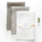 Varvara Home 9 Torchons en Lin | Torchon de Cuisine en Lin | Serviettes et torchons à Vaisselle Lin | Torchon Professionnel Beige Naturel Blanc - Set de 9