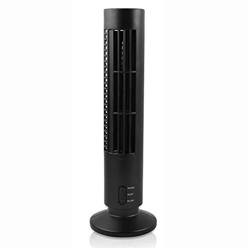 Jiklophg Mini Ventilateur USB Ventilateur de tour de bureau Ventilateur pour ordinateur portable Bureau, Noir