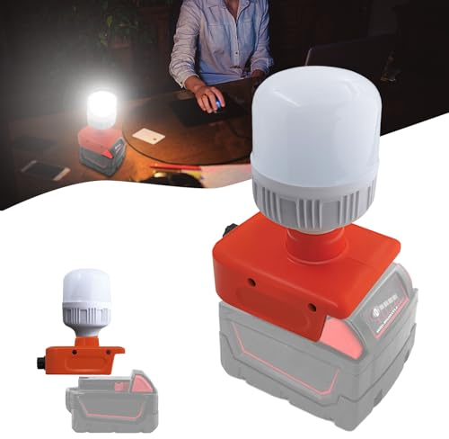 für Milwaukee18V akku Lampe,Baustrahler,Arbeitsbeleuchtung,LED Strahler 18v,Taschenlampe,licht,LED Arbeitsleuchte,Campingausrüstung