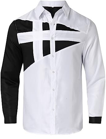 Chemise Flanelle Homme a Manches Longues Decontracte Mode Formelle Chemises Habillees Boutons Grande Taille Pas Cher Cadeau Chemise Rose Homme