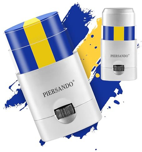 Piersando Schminkstift Schminke Fahne Fussball EM WM Länderflagge Fanartikel Land Flagge Eishockey Handball Basketball Frauen Männer Kinder Ukraine