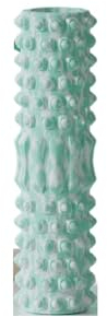 Faszienrolle EVA Foam Roller Muscle Massage Gym Yoga Myofascial Release Rolle Spalte for Sport Welle Fitness Lenden Zurück(Color:Green 30CM)
